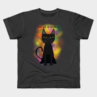 Get out of my aura Kids T-Shirt